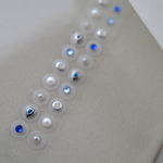 【チタン】 耳つぼジュエリー 20粒 /  ハート パール シルバー おしゃれ シンプル 大人 耳ツボシール