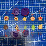 ミニチュアクッキー　お菓子　スイーツ　フード　粘土　型　シリコンモールド　