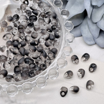 【40pcs】【brsr1668acrc】【8ｍｍ×5ｍｍ】もっとミニミニドロップビーズ  Clear Drop 