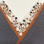 正絹    花刺繍半襟