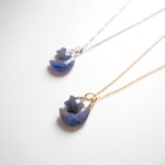 【選べる金具】ブルーサファイア 3WAY ペンダント 