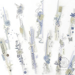 フレークシール Paper Craft Blue<S1043>
