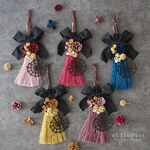 ハロウィンカラーホウキ～コキアと木の実の魔法～【受注制作】
