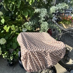 自転車かごカバー　前後ろ兼用　傘の生地