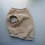フレブル服　ワッフルタンクトップ　ベージュ
