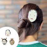 【2セット限定】般若　おかめ　徳利のヘアクリップ３点セット