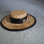 【受注生産】ribbon hat(natural)