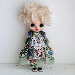 男の子のプチブライスサイズの被布セット