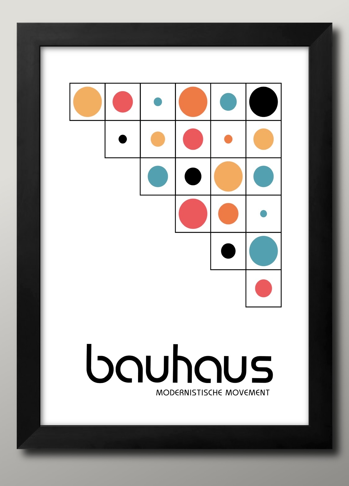 バウハウス Bauhaus アートポスター B2版 おしゃれでちょっとこだわりの雑貨・日用品・ディスプレイ,店舗