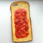 いちごジャムトーストのiPhoneケース