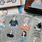 ★8月新入荷★[甜蜜生活 La dolce vita] [TM-019] 甜蜜慢旅 A slow journey クリアPETテープ 切り売り(約4cm×90cm)