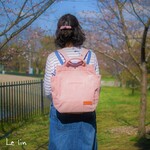 【受注製作】倉敷帆布の大きなリュック   さくら