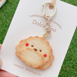 トイプードル キーホルダー　／　フェイクスイーツ　樹脂粘土　食品サンプル