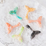人魚のしっぽピアス／イヤリング（全5色）レジン×ポリマークレイ