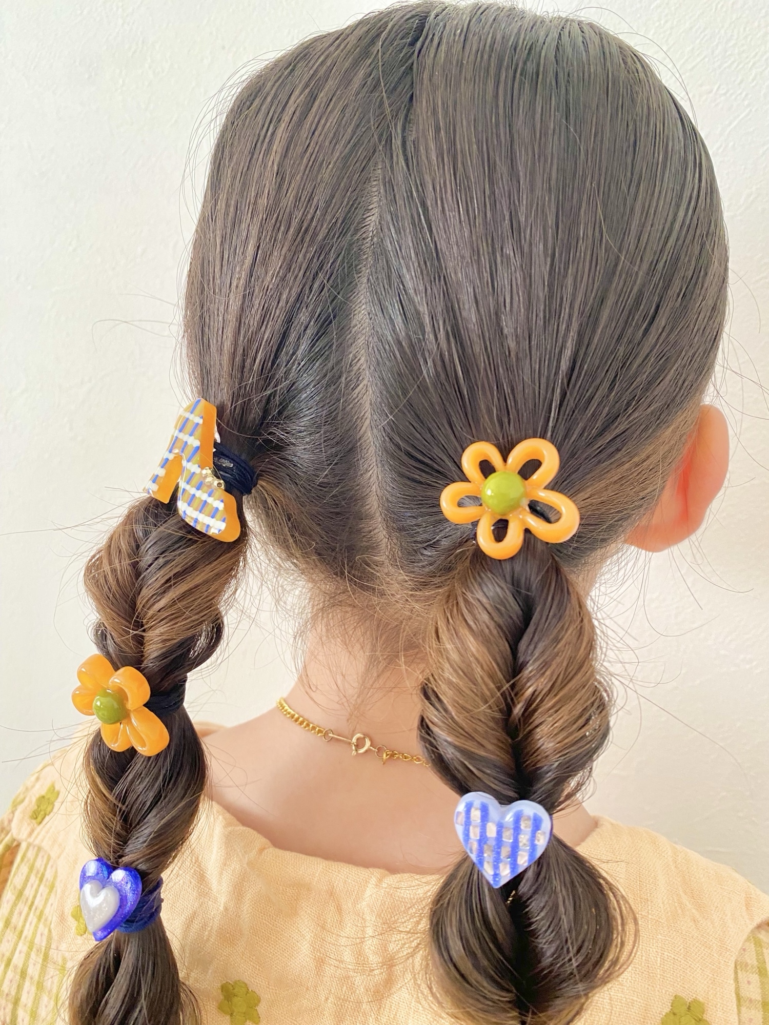カヤ　　☪︎⋆☽様　6.3花　レジンヘアゴム　カエル　雨 カヤ ☪︎⋆☽様 6.3花 レジンヘアゴム カエル 雨