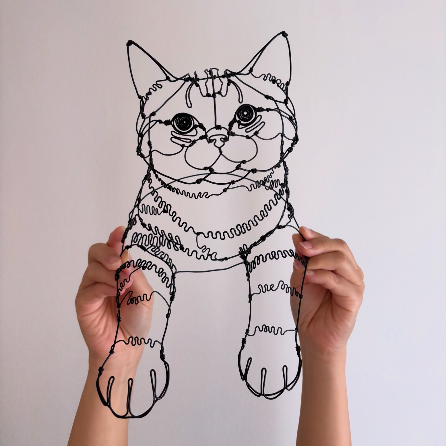 norwegian.vivi 様専用＊ ワイヤーアート・ 猫 - ごご3じの