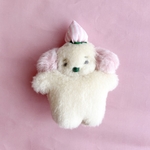 2代目くったりわんこ　いちご乗せました　ぬいぐるみ