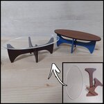 かんたんキット◆センターテーブル(MDF/化粧板)　ミニチュア◆K18　価格はMDF(通常)1つの価格です　ドールハウス 　ミニチュア家具