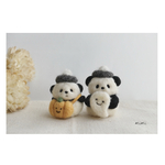 ハロウィンにお出かけパンダ親子