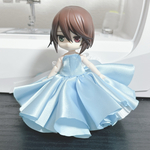 【先行販売開始】エレガントレース_空色_プリンセスドレス【オビツ11/10cmサイズwoman,girlサイズ】
