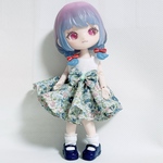グリーンフラワー全円スカートタイプ【ねんどろいどどーる/オビツ11ボディ他】