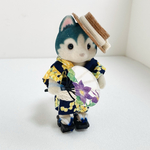 シルバニア　お兄さんのミモザ柄の浴衣セット