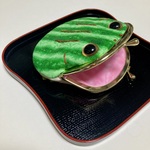 カエル　ケロがま口(大) 【SALE】 ✳︎スイカにSuica✳︎