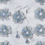 思い出の中にあるネメシアの花園のピアス/イヤリング