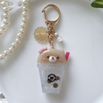 くま タピオカドリンクシェイカーキーホルダー