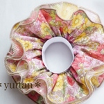  大人かわいいLiberty シュシュ　【グロリアフラワーズ】リバティ