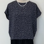 ちりめんの生地からブラウス・・M〜Ｌサイズ