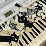 ミニミニポーチ2☆黒猫さんとグレー猫🐈‍⬛