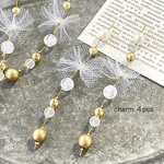 4pcs★cute angel  branch（ミックス ロングチャーム）