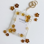 大人女子の推し活に♡レジンデコ トレカケース（アプリコットオレンジ）