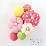 ㉙新作！【七五三髪飾り】🎀定番人気デザインデラックスピンクバージョン 梅の花 梅かんざし 和玉かんざし 753七五三髪飾り 