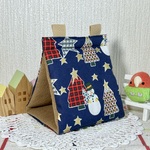 【30%OFF個数限定】冬用 バードテント インコベッド９ クリスマス柄