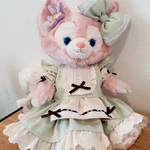 くすみミントのワンピース