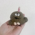 もぐらのもぎュ×ミミズさん　 トイアニマル　もぐらのぬいぐるみ
