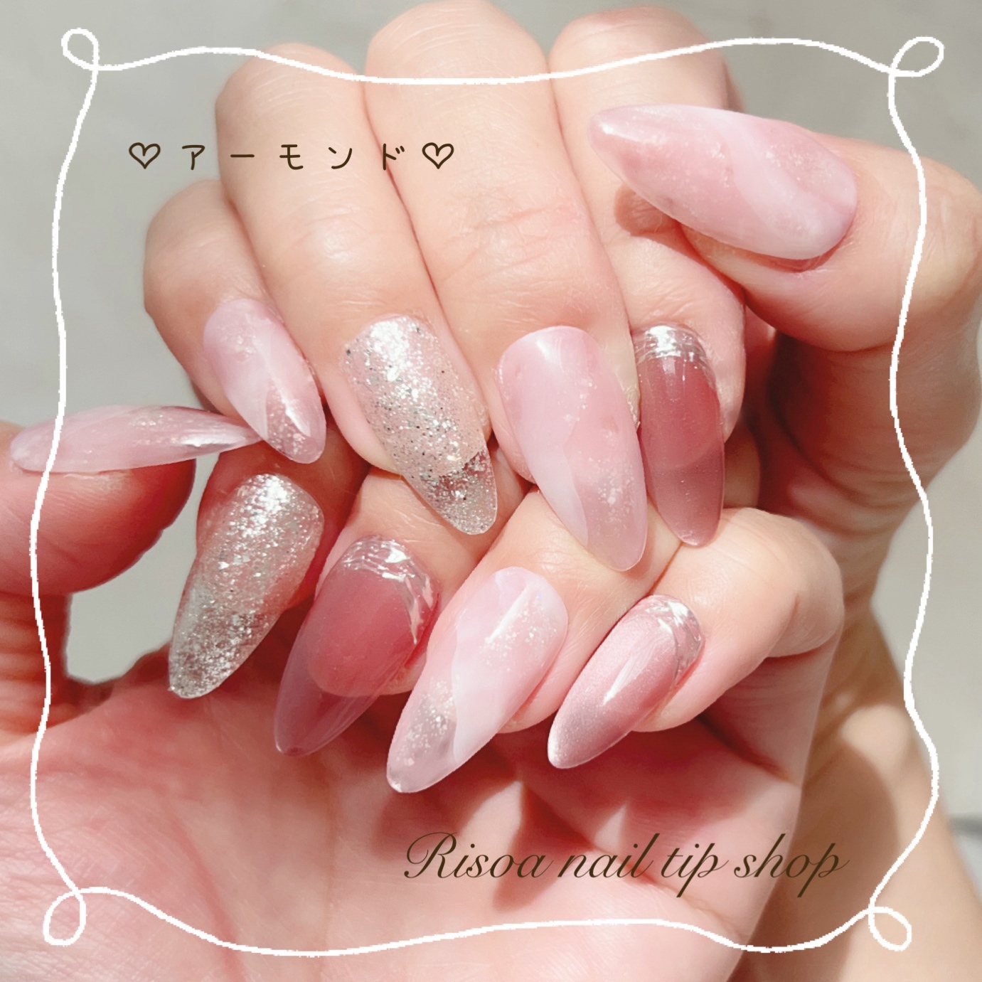 fittingクリアチップ】測定用ネイルチップ - Risoa♡nail tip shop 