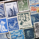Vintageスウェーデン古切手セット 21枚【Sweden】DA-STV006