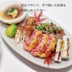 松茸と鴨のつけそば