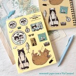世界を旅する猫たち　ステッカーシール