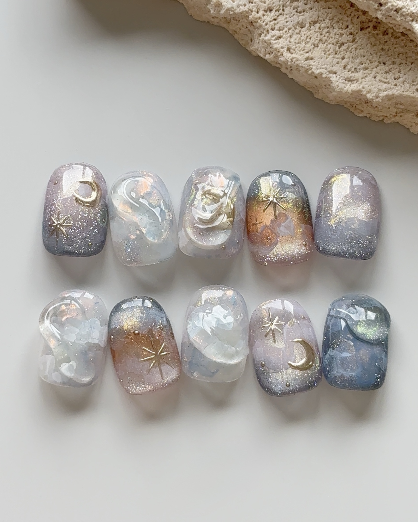 ???? ?????：ニュアンス夜空ネイル? 4,250円