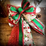 クリスマス　クリスマスリボン　ツリートップ　クリスマスリース　クリスマスツリー　スワッグ