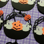 ハロウィン  籠タグ