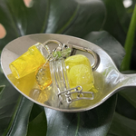 小さな小瓶のレモンのハチミツ漬け🍯🍋キーホルダー