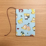 【 文庫本 】ブックカバー   ハンドメイド  ごきげんわんこ