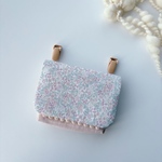 NO4　リバティの花柄移動ポケット☆女の子 ☆入園