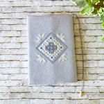 （文庫本）ハーダンガー刺繍のブックカバー（Wedgewood）④