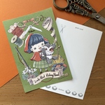 お人形といっしょ　赤ずきん　ポストカード